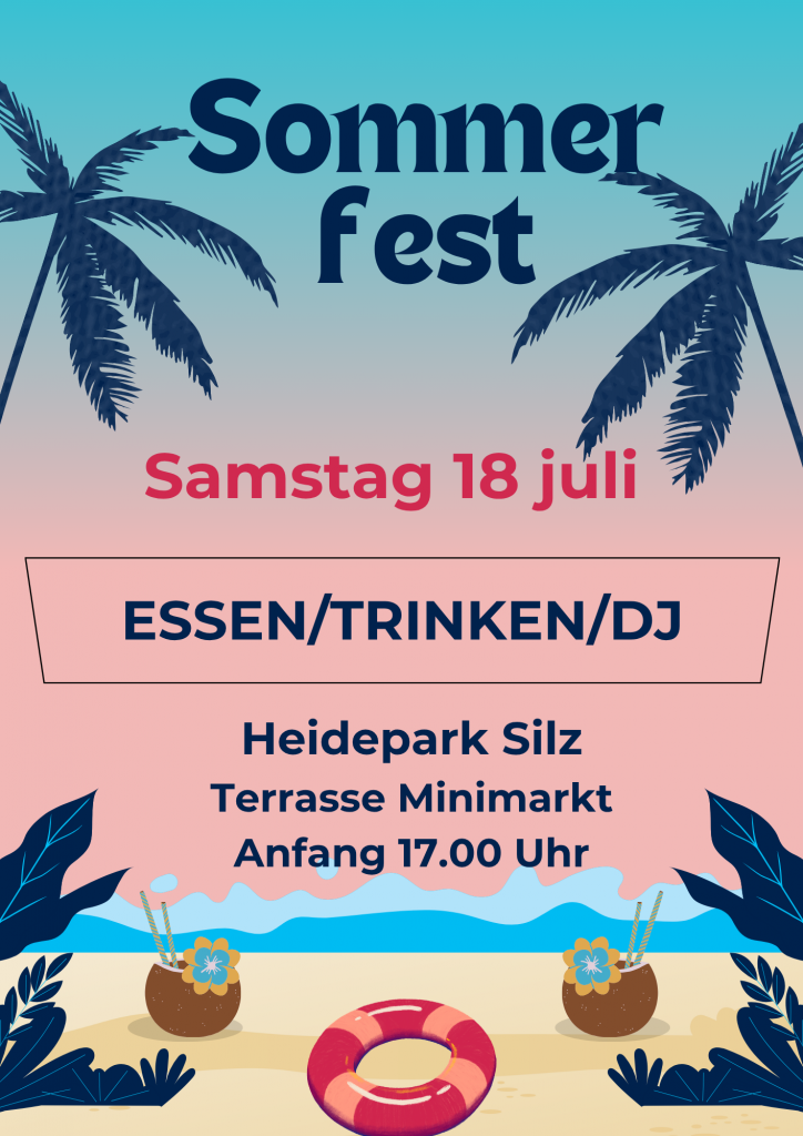 Sommerfest im Heidepark Silz am 18. Juli 2026 um 17:00 Uhr